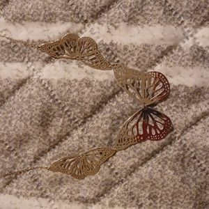 Silverstone butterfly necklace